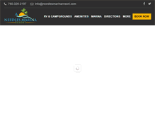 Tablet Screenshot of needlesmarinapark.com